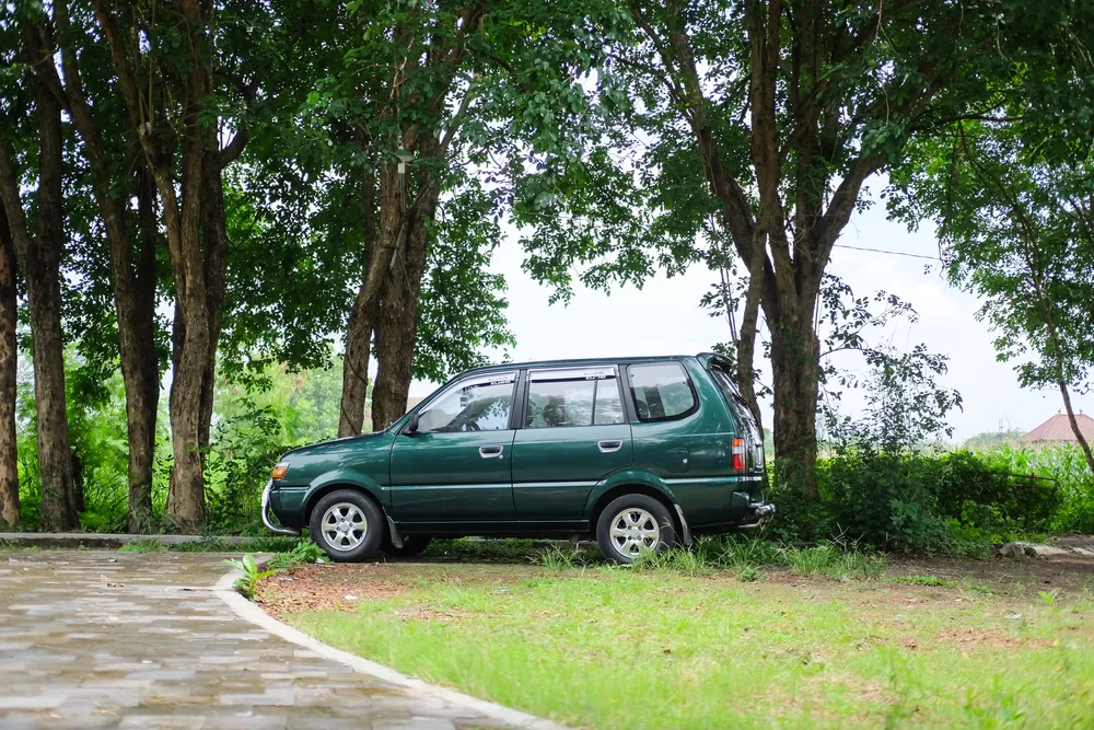 Automobil na zelenoj povr&scaron;ini
