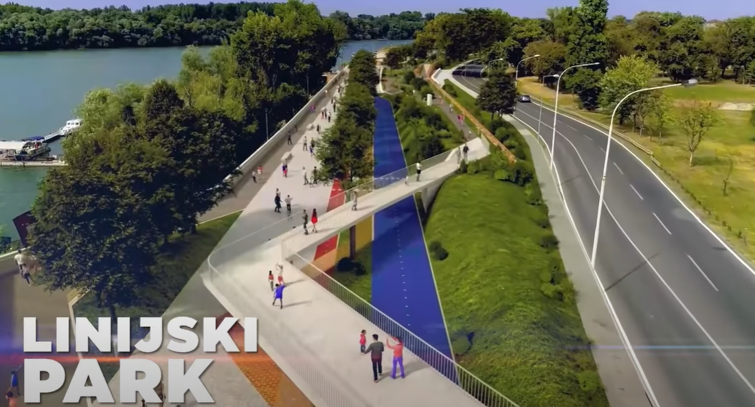 LINIJSKI PARK BIĆE PRAVI DRAGULJ PRESTONICE Najveća zelena površina posetiocima će ponuditi šetnju kroz bogatu istoriju Beograda