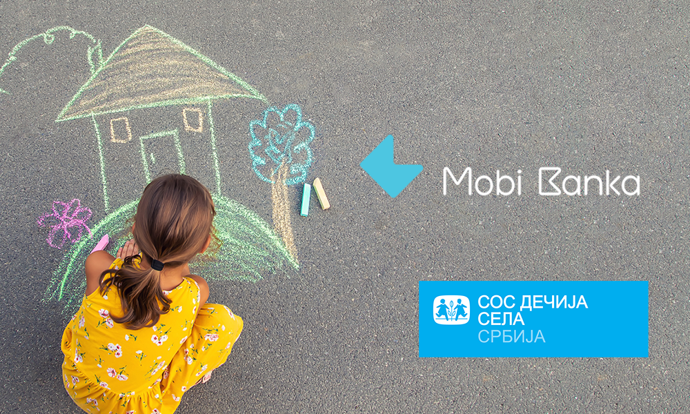 DA DECA RASTU SA OSMEHOM Mobi banka poklonila 500.000 dinara Centru za podršku porodici