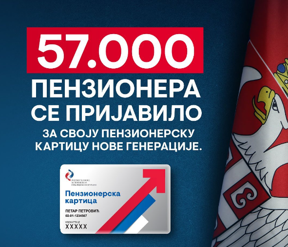 SKORO 60.000 PRIJAVLJENIH Veliko interesovanje najstarijih građana za penzionerske kartice