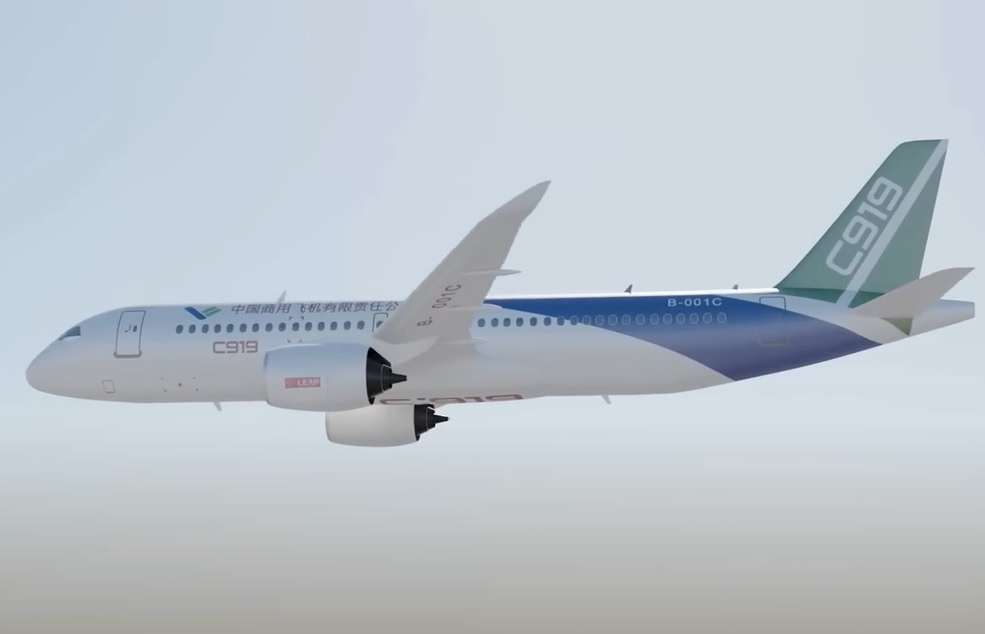 KONKURENCIJA BOINGU I ERBASU Kina je proizvela svoj prvi komercijalni avion