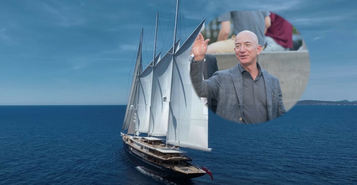 PLOVILO OD 500 MILIONA DOLARA Ovo nije obična jahta! Bezos uhvaćen u Hrvatskoj, a o luskuzu je suvišno i pričati (VIDEO)