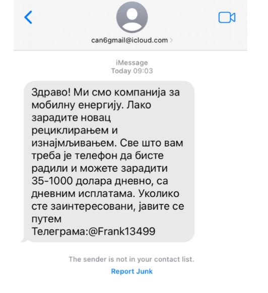 "1000 DOLARA DNEVNO, ISPLATA ODMAH" Telefone naših građana preplavile poruke prevaranata