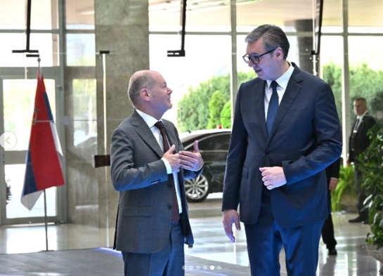 "VAŽAN RADNI DAN JE PRED NAMA" Vučić i Šolc danas razgovaraju o ekonomiji