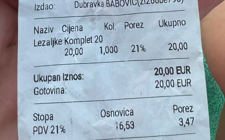 Izbacili su ženu, decu i trudnicu - tražili su 20 evra za ležaljku, samo zato što je došla kasno