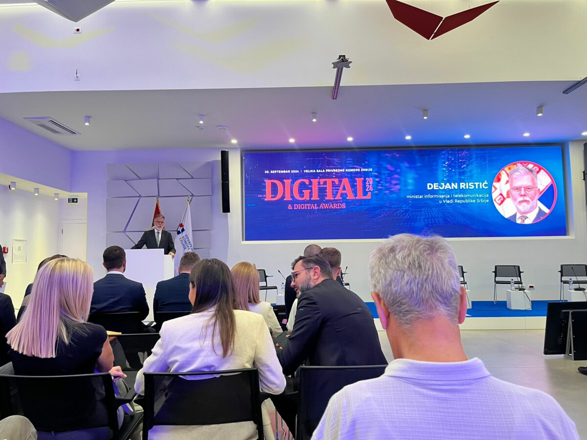 Ministar Ristić je danas otvorio najveću regionalnu konferenciju "Digital 2024"