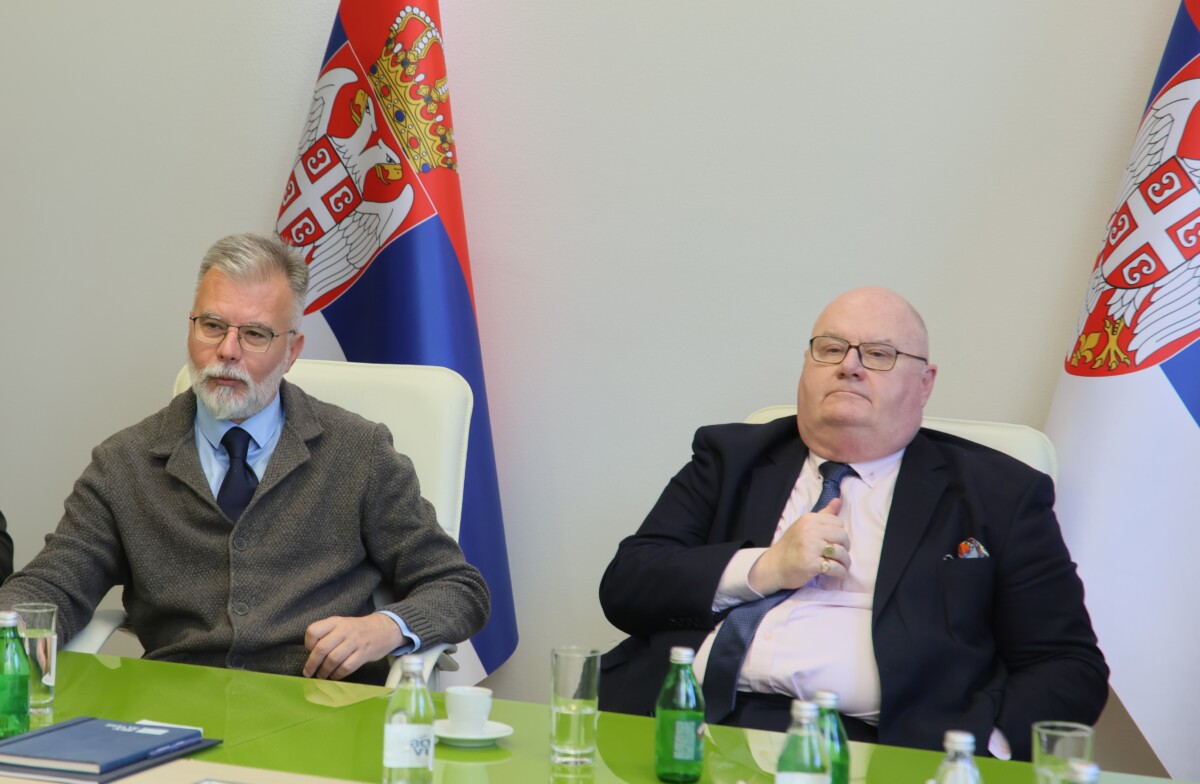 Ministar Ristić sastao se sa predsedavajućim Međunarodne alijanse za sećanje na Holokaust Erikom lordom Piklsom