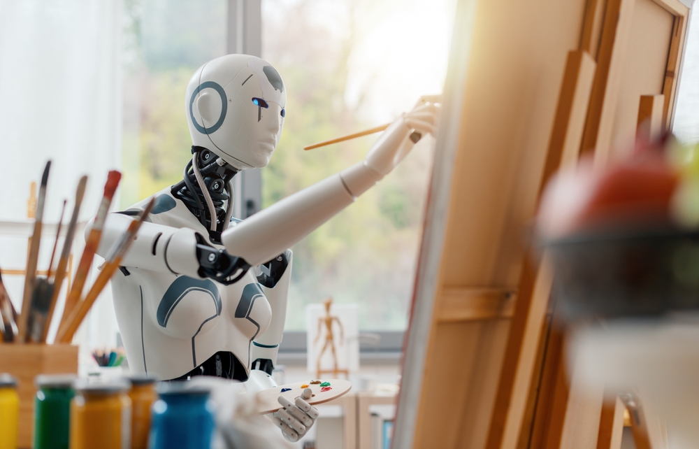 PRODAJE SE SLIKA KOJU JE NASLIKAO ROBOT "Bog veštačke inteligencije" će koštati 150.000 funti
