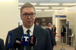 Vučić se sastao sa predsednicom EBRD-a u Davosu