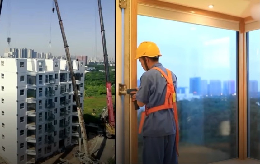 Za manje od 29 sati podigli zgradu od 10 spratova (VIDEO)