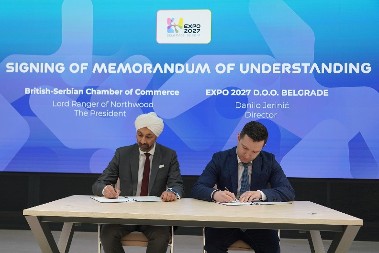 Ekspo 2027 i Britansko-srpska privredna komora potpisali Memorandum o razumevanju