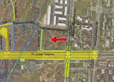 Produžetak Ulice Jurija Gagarina - Gradi se saobraćajnica širine 45 metara, tri trake po smeru