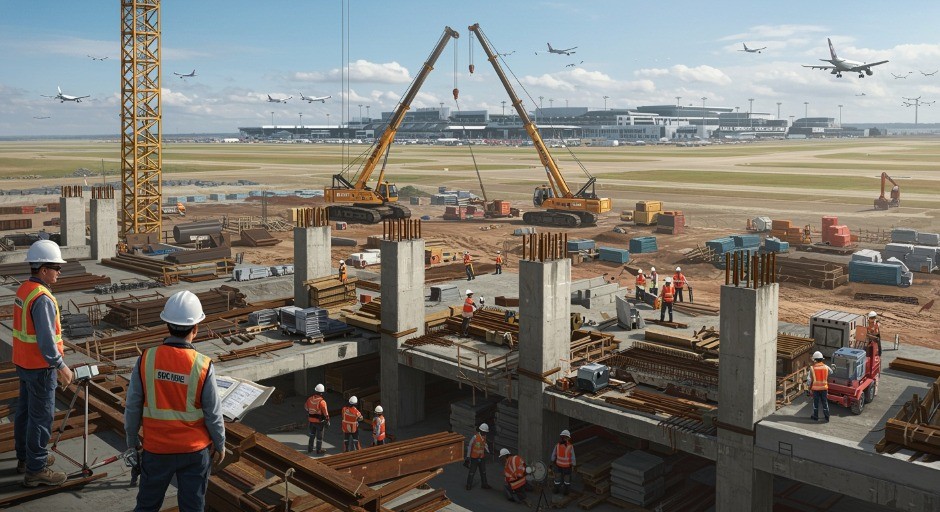 Ovaj gigantski aerodrom se gradi usred "ničega", a kada bude završen, ugostiće 100 miliona ljudi