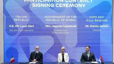  Republika Italija potpisala Ugovor o učešću na Ekspu 2027 Beograd 