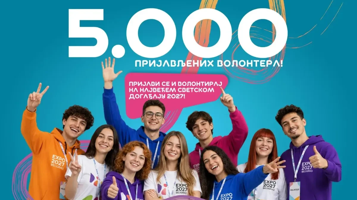 Neverovatno interesovanje - za samo nekoliko dana stiglo više od 5.000 prijava za Expo volontera