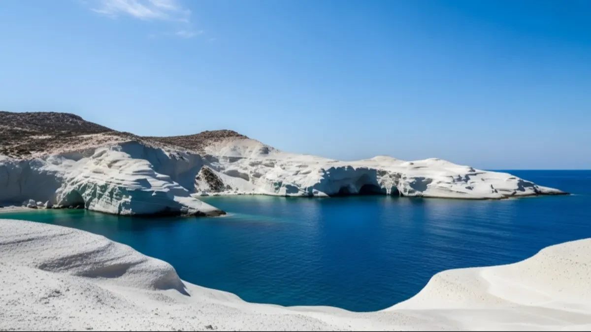 Jedna od najneobičnijih plaža u Grčkoj - njen pejzaž podseća na površinu Meseca 