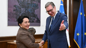 Vučić sa predstavnicima Uzbekistana o unapređenju ekonomske saradnje