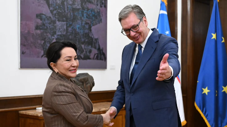 Vučić sa predstavnicima Uzbekistana o unapređenju ekonomske saradnje