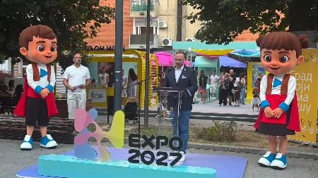 Vranje na putu igre uz Ekspo karavan