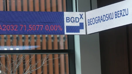 Beogradska berza prometovala oko 80,9 miliona dinara