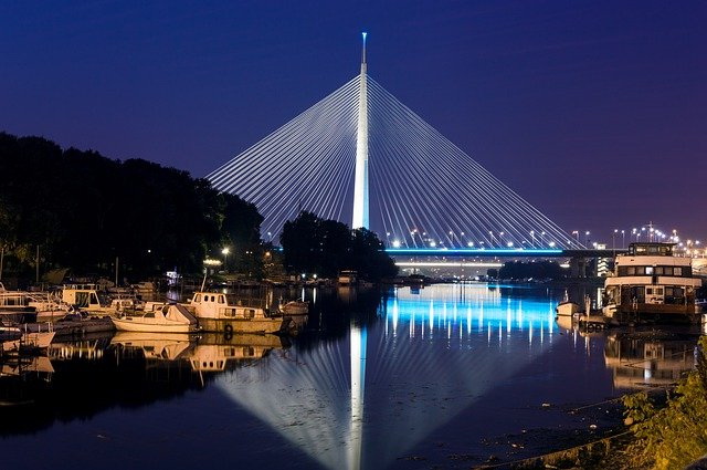 Beograd, most na Adi