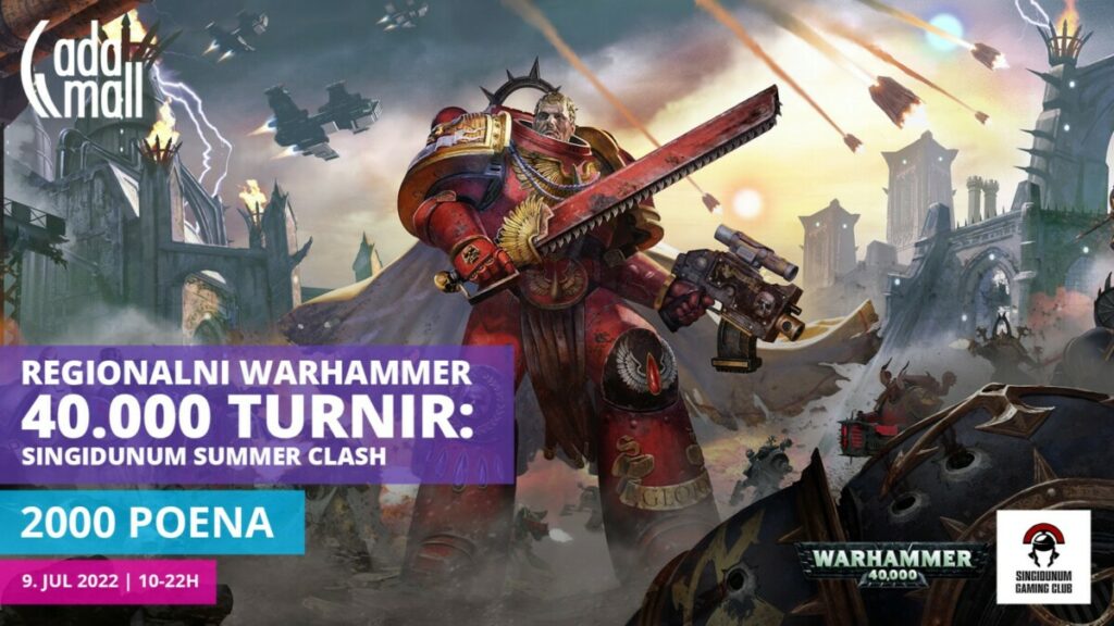 Najpopularnija stono-strateška ratna igra sa minijaturama na svetu – Warhammer 40.000 u Ada mall Shopping Centru