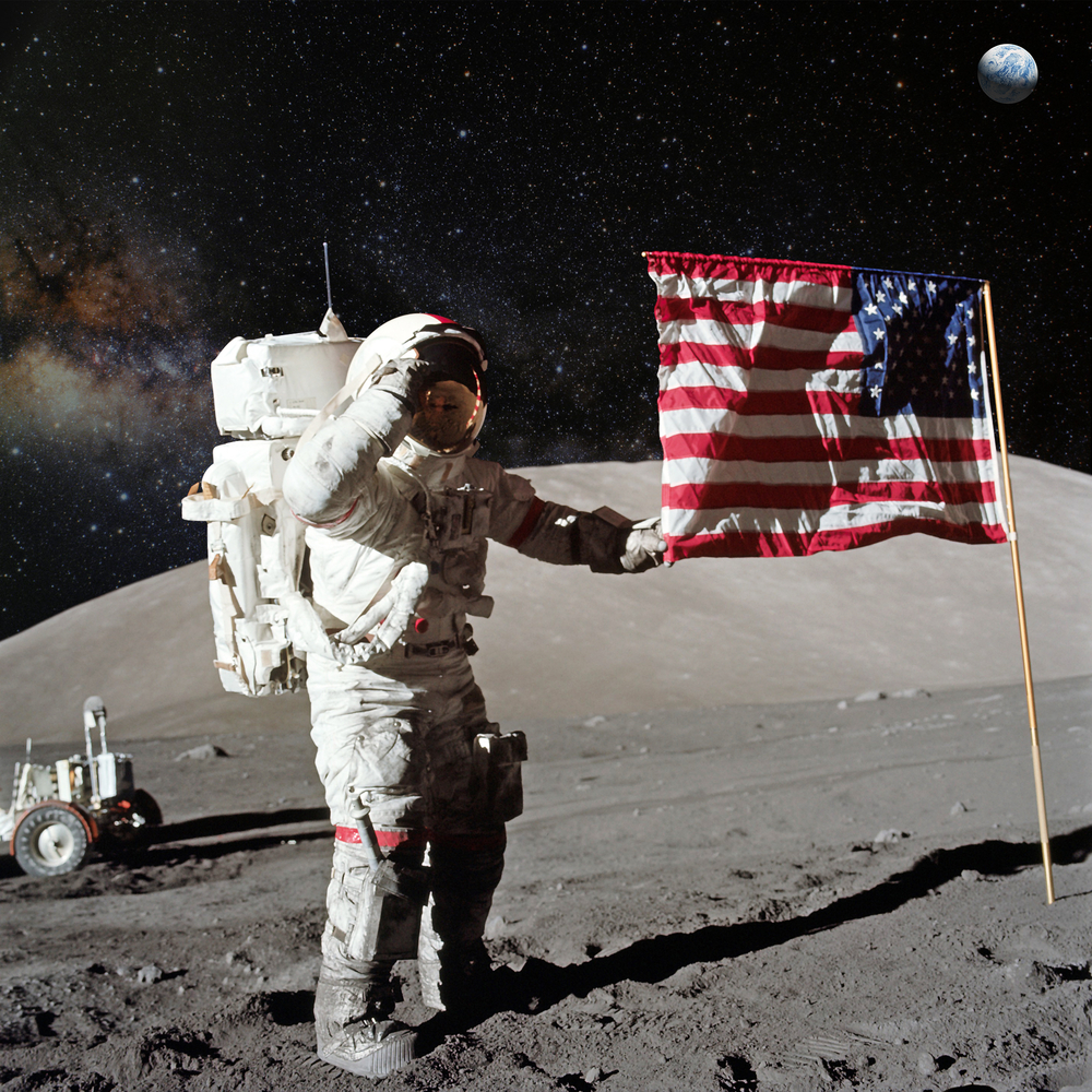 Astronaut, NASA, sletanje na mesec, Apolo 11