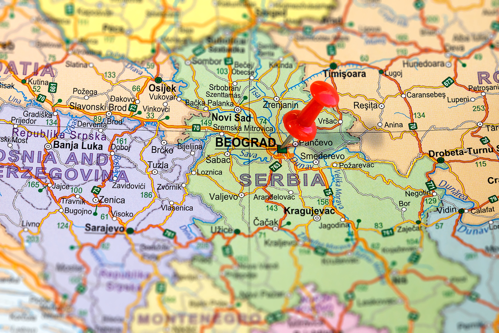 Srbija mapa, Srbija, Srbija ubedljivo vodi,