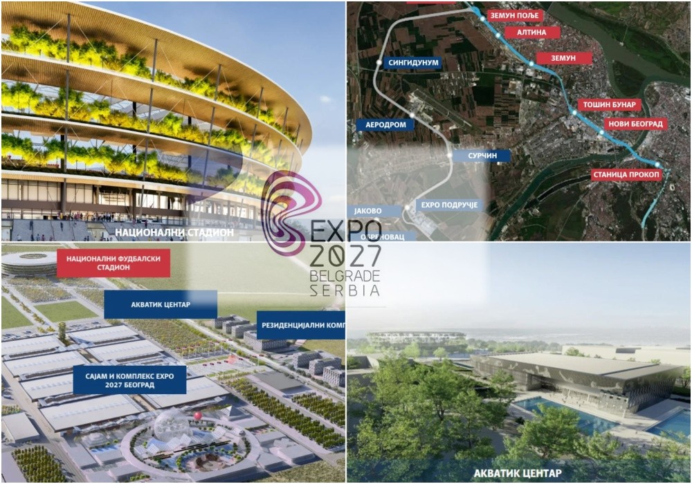 SKUP, ALI I NAJVAŽNIJI PROJEKAT Expo 2027 biće ekonomski i turistički centar Beograda i Srbije